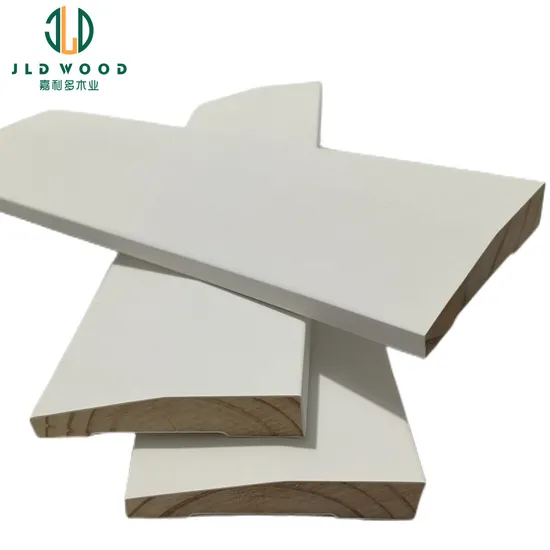 White Primer Window Trim Crown Moulding Skirting of House Interior Decoration